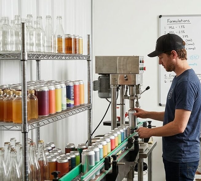 Small batch canning and bottling
